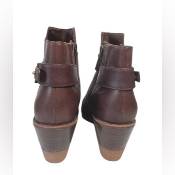 Cole Haan Brown Heeled Boots with Wedge Heel & Nike Air - Picture 5 of 6